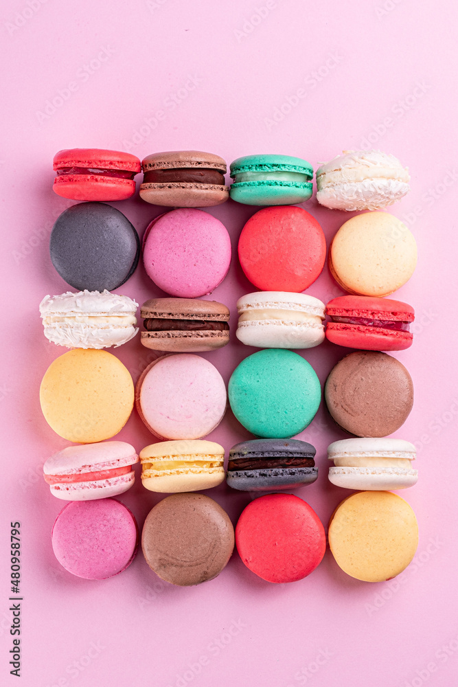 Obraz premium macaron macaroon bakery cake candy