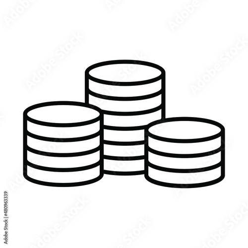 stacks of coins