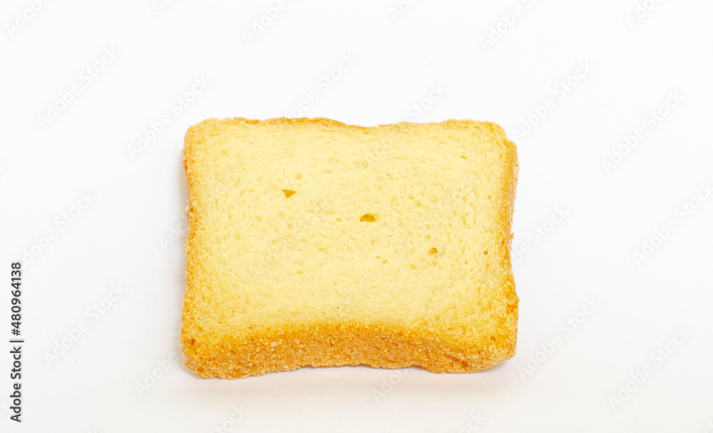 a slice of toasted bread isolated on a white background a slice of toasted bread isolated on a white background