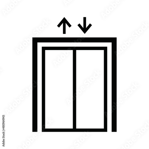 lift outline icon