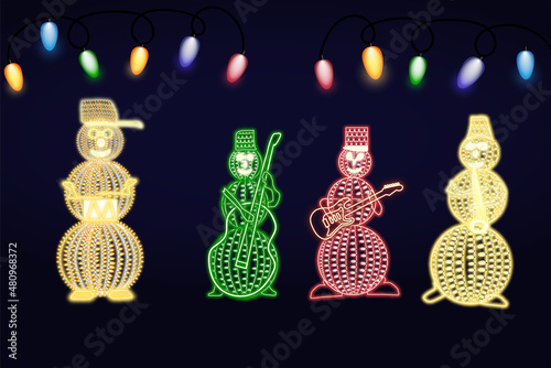 neon musicians