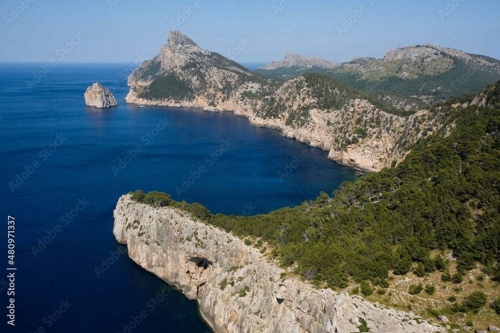 The north coast of Mallorca, Spain