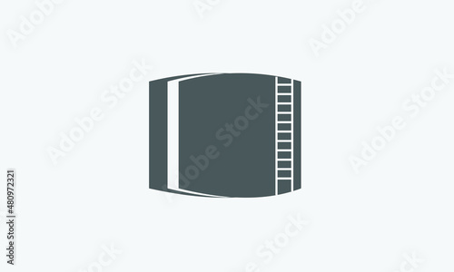 Oil storage vector logo design