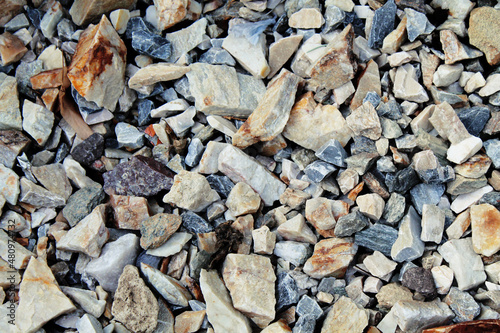 background of small colored pebbles