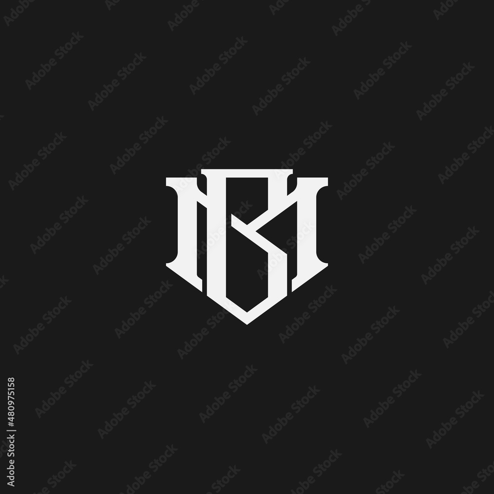 Initial MB BM M B Monogram Logo Template Vector Illustration Isolated