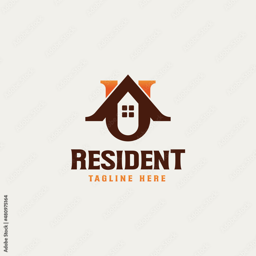 Real Estate logo with initial monogram UT TU Logo concept Real Estate logo with initial monogram UT TU Logo concept