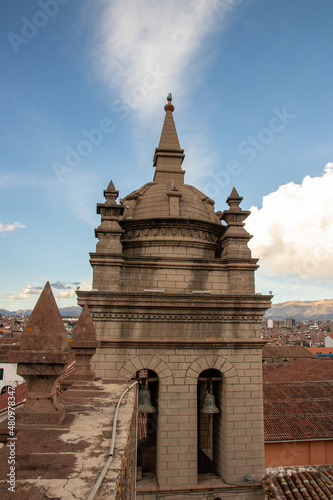 Bell tower of the cathedral of ayacucho photo