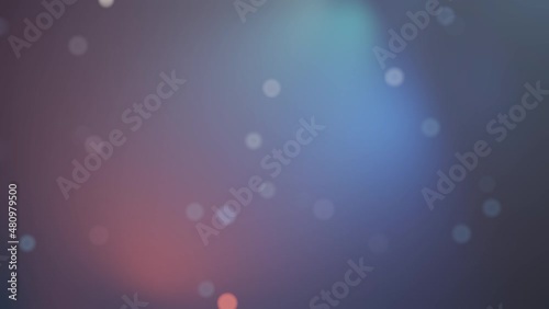 Faint bokeh particles floating over colorful lighting for fantasy wallpaper, game design and video editing. Atmospheric and ambient. Seamless loop.