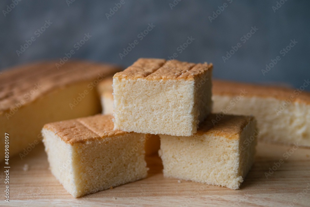 Vanilla butter chiffon sponge cake dessert menu bakery snack Vanilla butter chiffon sponge cake dessert menu bakery snack