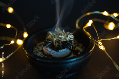 Fumigation for positive energy, rough night, prayers, pray, incense, myrrh, house cleaning