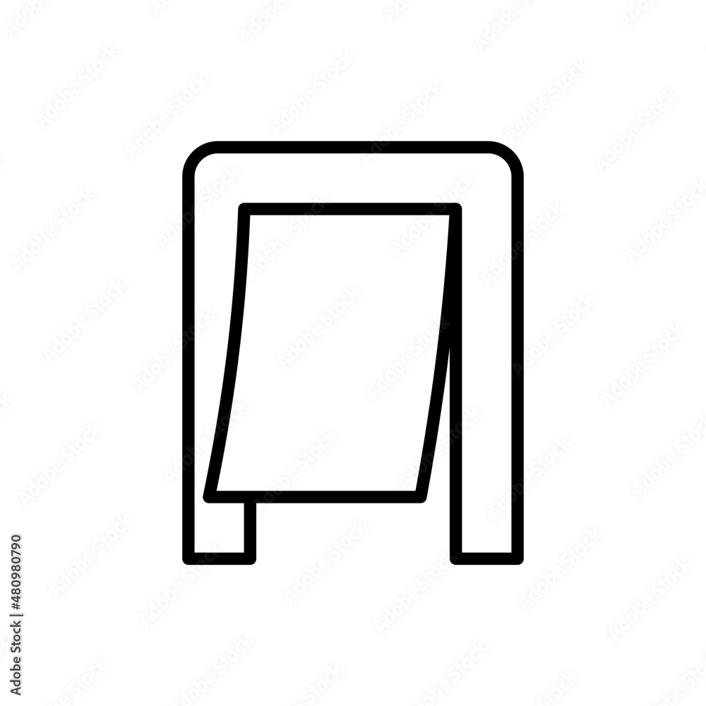 Pet door thin line icon. Modern vector illustration for pet shop. Pet door thin line icon. Modern vector illustration for pet shop.