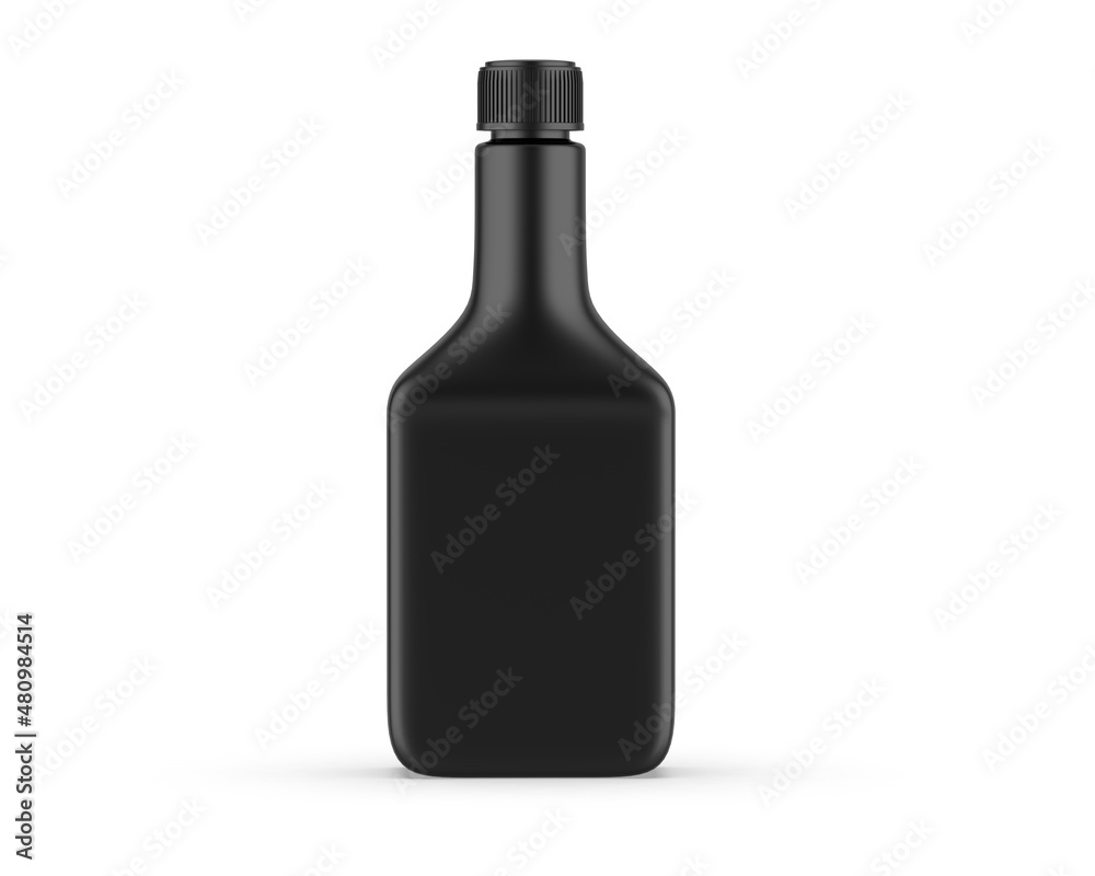 Blank plastic container with screw lid, 3d render illustration. Blank plastic container with screw lid, 3d render illustration.