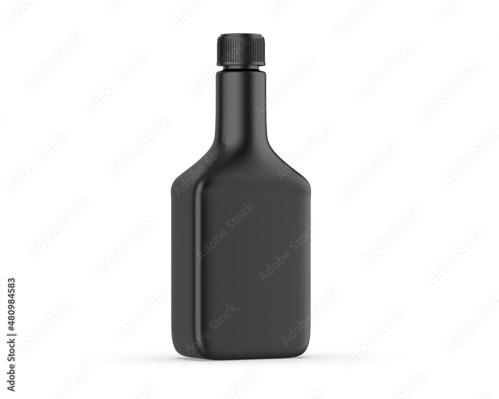 Blank plastic container with screw lid, 3d render illustration. Blank plastic container with screw lid, 3d render illustration.