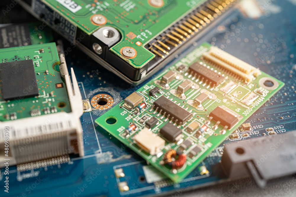 micro circuit main board computer electronic technology, hardware, upgrade, cleaning concept. micro circuit main board computer electronic technology, hardware, upgrade, cleaning concept.