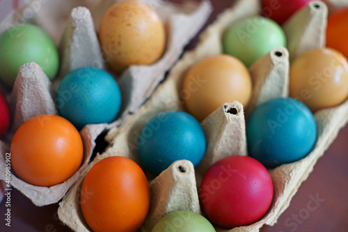 colourful easter eggs
