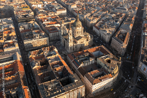 Budapest Szent Istvan Ter in January