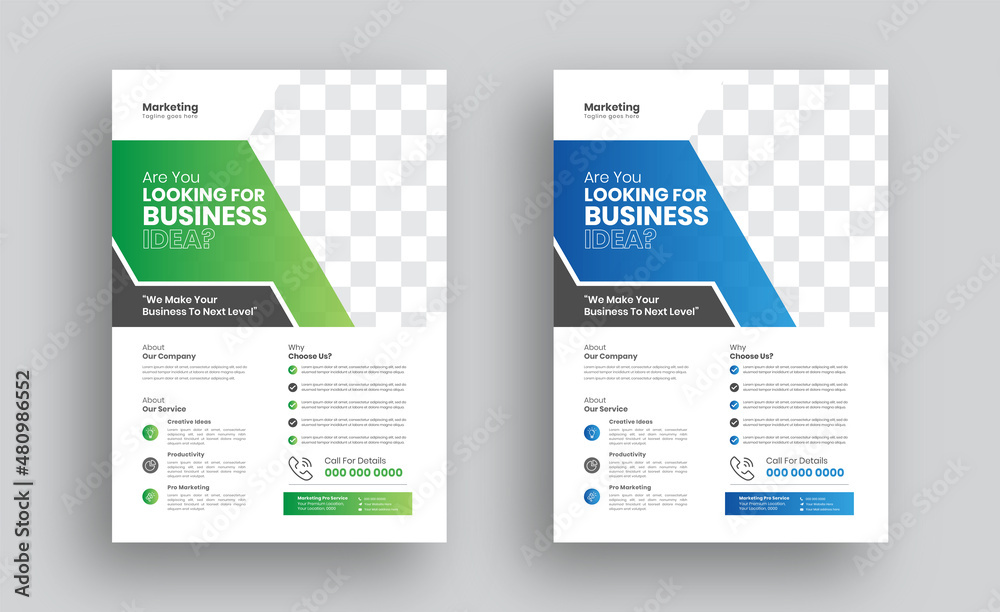 Corporate Flyer Template, Business Flyer Design, Business Brochure Template Design