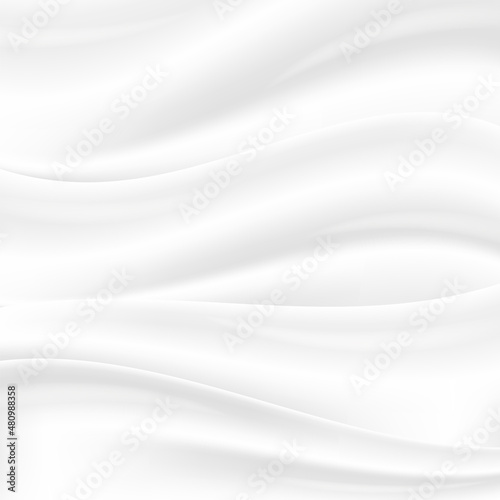 Pouring Milk Wave Background. White Creamy Liquid Texture. Fresh Farm Milky Flow Drink