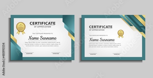 achievement award certificate design template