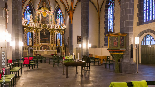 Blasiuskirche  Hann.M  nden Innenansicht