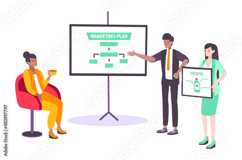 Advertising Agency Illustration