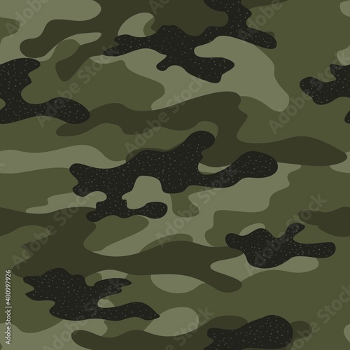 
Texture camouflage khaki vector background, pattern repeat, modern stylish design