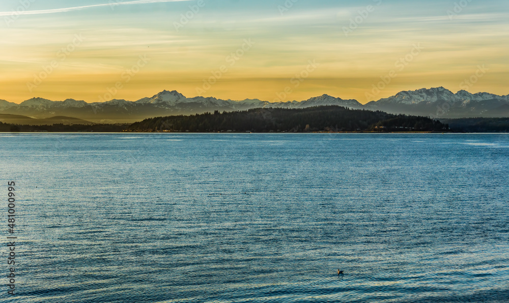 Fototapeta premium Golden Olympics Sunset 4