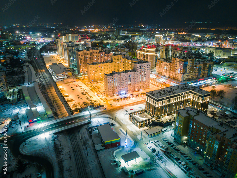 Obraz premium city at night