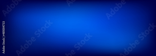 Abstract blurred background. Blue backdrop. Colorful gradient illustration. Vector