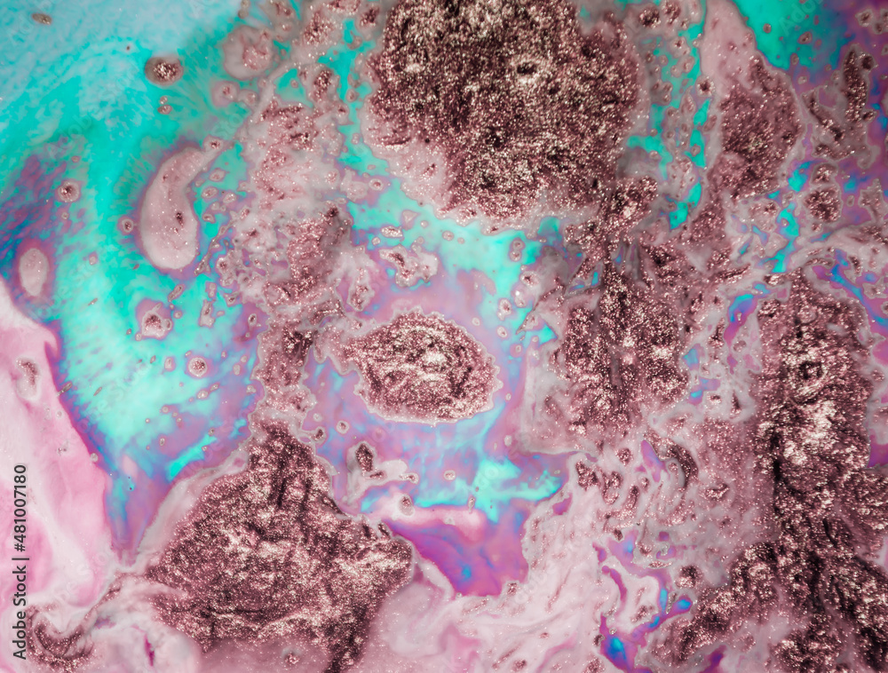 Obraz premium Ripples of agate. Treasury of art. Swirls of marble. Abstract fantasia with golden powder. Extra special and luxurious- ORIENTAL ART. Natural luxury.