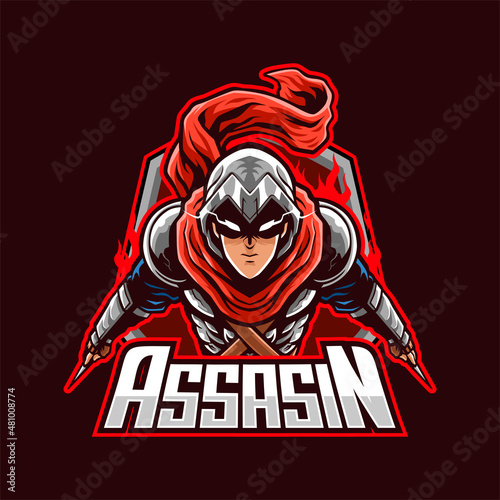 Assasins Mascot logo for esport
