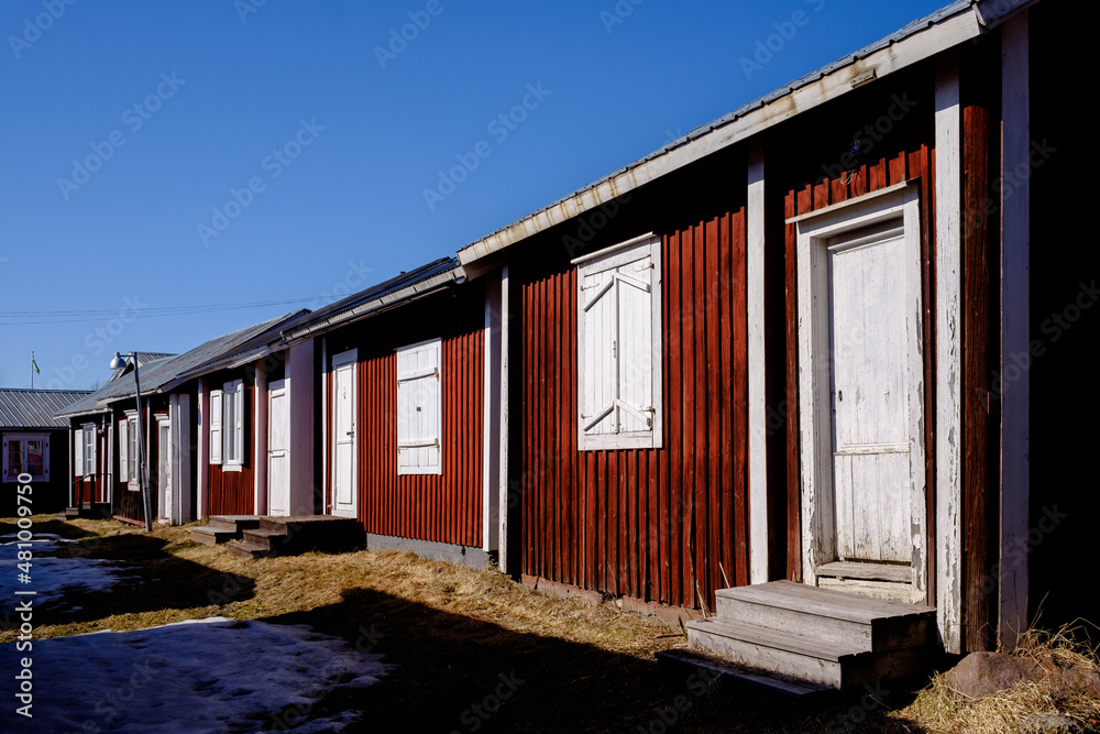 Fototapeta premium Gammelstads old churchtown