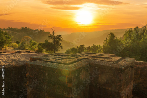 Photography Church of St. George in Lalibela, Ethiopia