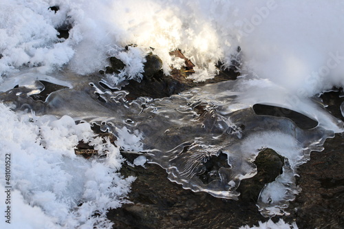 ice on the river