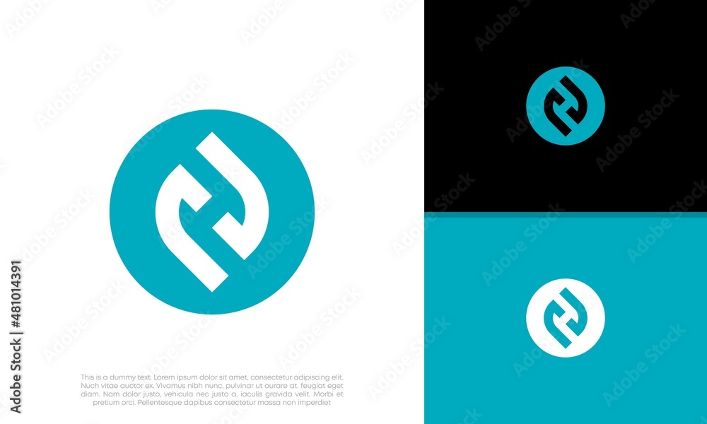 Initials H logo design. Initial Letter Logo. Initials H logo design. Initial Letter Logo.