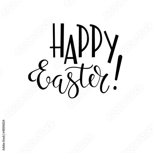 Wall Mural Happy Easter Lettering