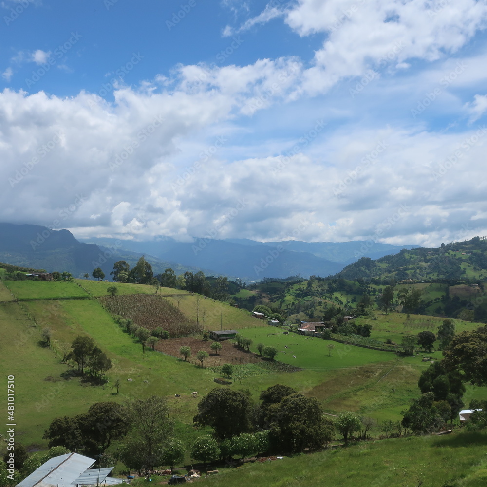 Fototapeta premium Scenic view near Bogota, Colombia