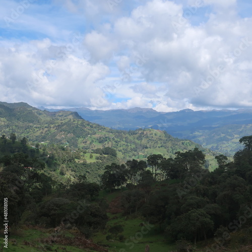 Scenic view near Bogota  Colombia