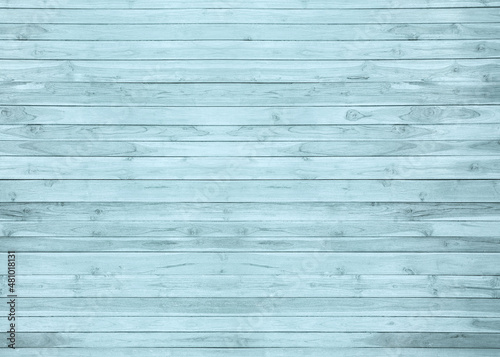 Blue wood color texture horizontal for background. Surface light clean of table top view. Natural patterns for design art work and interior or exterior. Grunge old white wood board wall pattern.
