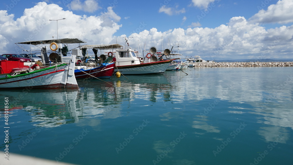 Fishing boats in Corsica