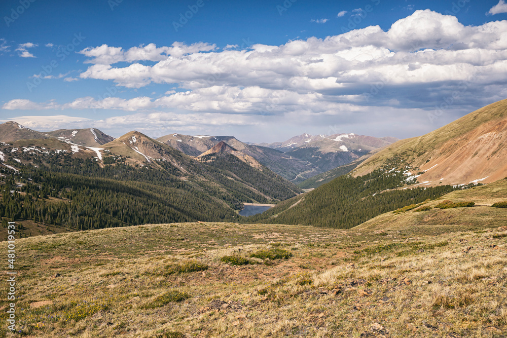 View of the Front Range in the Rocky Mountains, Colorado View of the Front Range in the Rocky Mountains, Colorado
