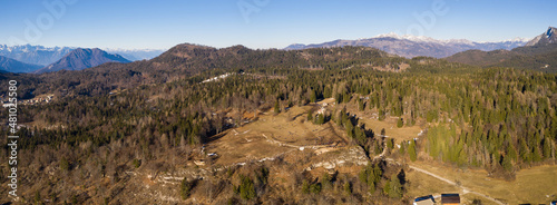 Bilde på lerret Monte Tablat, Drago Vaia, Lavarone, Italia