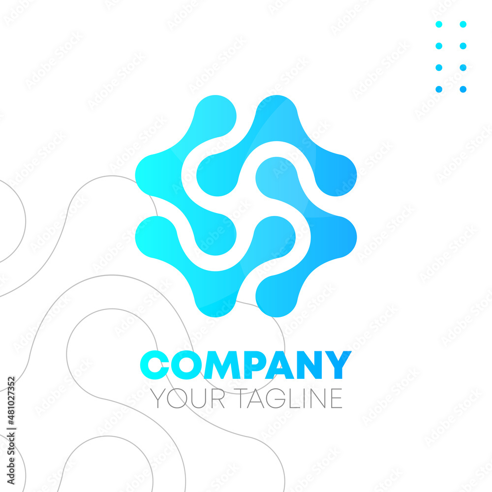 Obraz premium Abstract Company Logo Design Branding Template