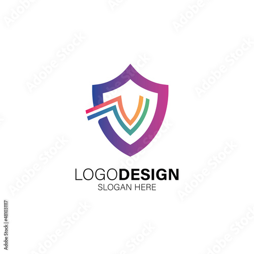 Free Download Shield for secure and business logo design - GFXLoad