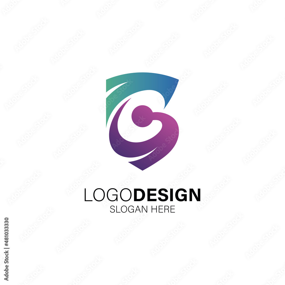 Security and technology logo design Security and technology logo design