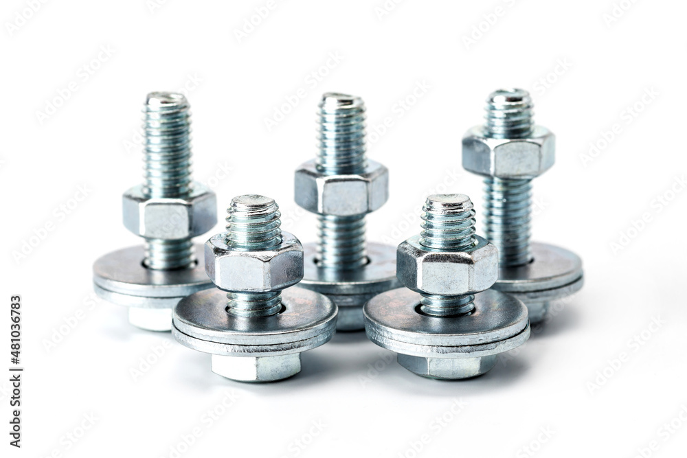 Mixed screws and nails. Industrial background. Home improvement.bolts and nuts.Close-up of various screws. Use for background, top view. Mixed screws and nails. Industrial background. Home improvement.bolts and nuts.Close-up of various screws. Use for background, top view.