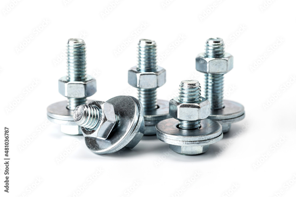 Mixed screws and nails. Industrial background. Home improvement.bolts and nuts.Close-up of various screws. Use for background, top view. Mixed screws and nails. Industrial background. Home improvement.bolts and nuts.Close-up of various screws. Use for background, top view.