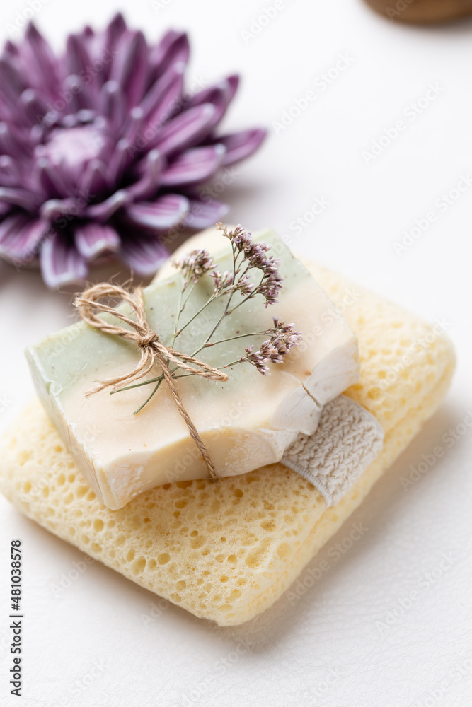 Handmade natural soap with herbal. Handmade natural soap with herbal.