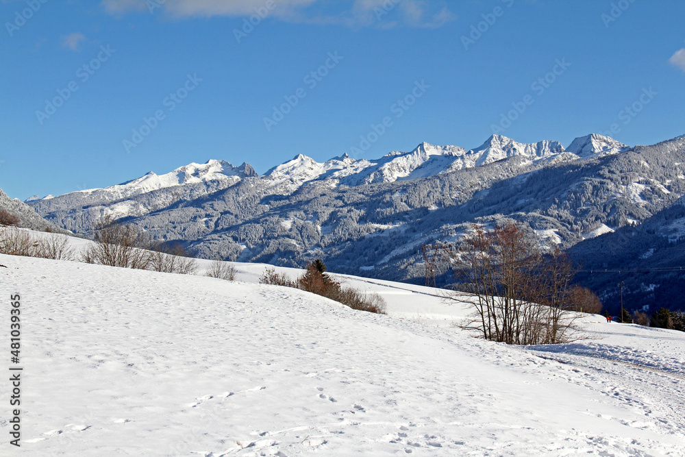 alcune cime della catena del Lagorai; Val di Fiemme, Trentino
