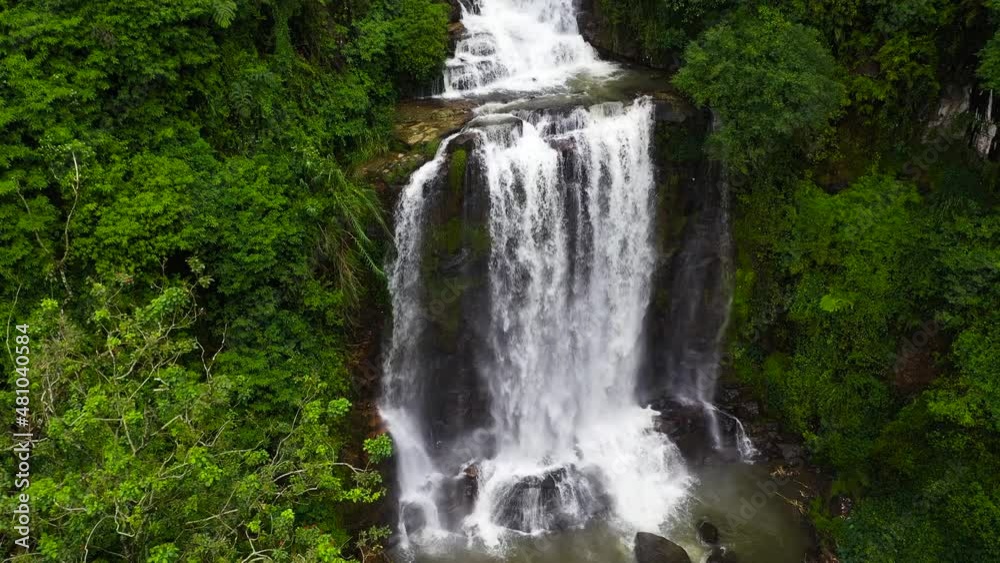A tropical waterfall in the jungles of Sri Lanka. Mount Vernon Waterfall. A tropical waterfall in the jungles of Sri Lanka. Mount Vernon Waterfall.